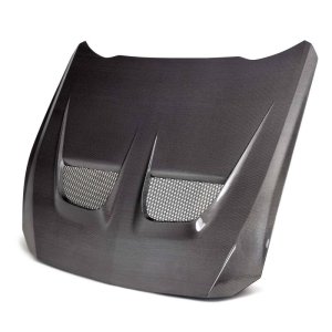 Ford Mustang Hood - Anderson Composites - Type-GTD Double Sided Carbon Fiber - 2024+